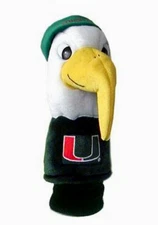 Miami Hurricanes Mascot Driver Head Cover fits up to 460cc New