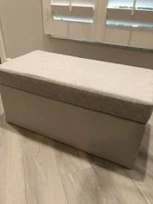 Upholstered Ottoman Storage Bench