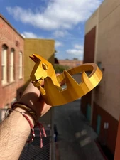 3D Printed Golden Dragon Crown - Victory Royale Cosplay Accessory - Golden Llama