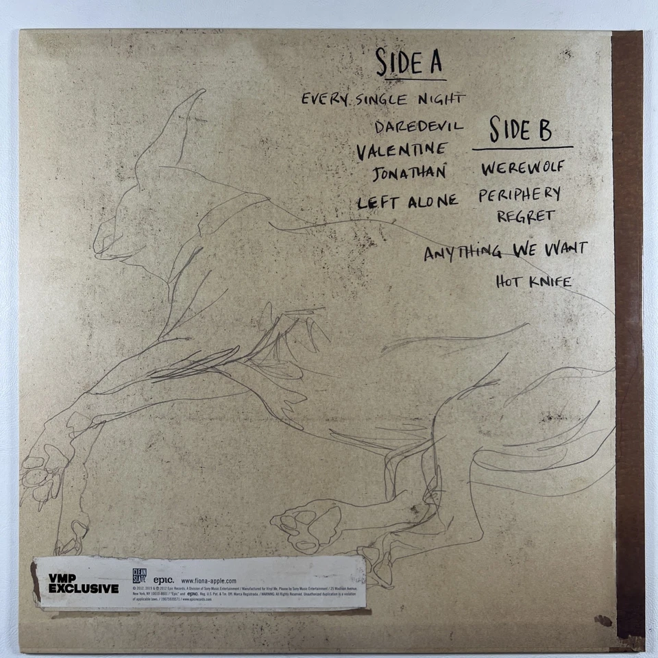 Fiona Apple “The Idler Wheel Is Wiser Than The Driver…” LP (NM) 2021 180g Club Foto 2 de 4