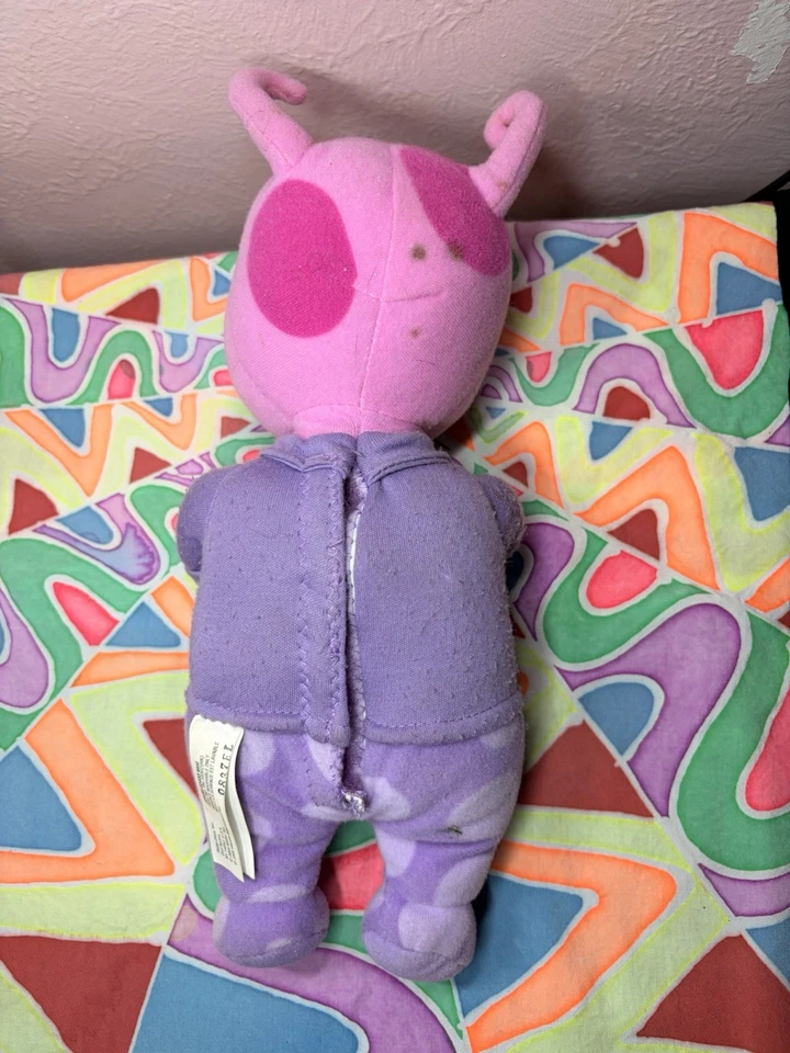 Brinquedo de pelúcia vintage Backyardigans exclusivo Sweet Dreams Talk Sing 12 polegadas 2005 funciona - Imagem 3 de 4