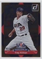 2015 Panini Donruss USA Collegiate National Team Gold 48/49 Trey Killian #21 uk2