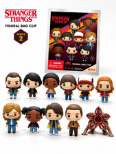 Stranger Things Keychain Mystery Blind Box Collectible Toy 3D Figurine Bag Clip