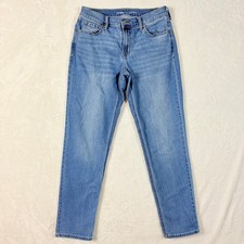 Old Navy Jeans Women Sz 2 Wow Boyfriend Medium Wash Mid Rise Straight Leg Denim