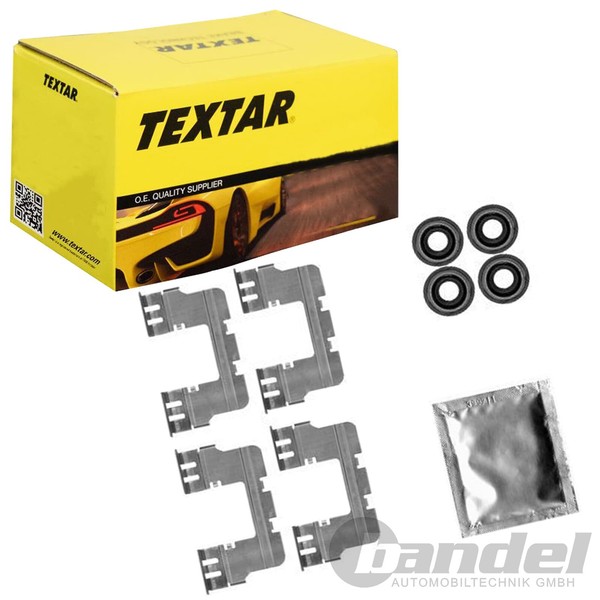Textar MONTAGE-SATZ BremsbelÄGe ZubehÖR Hinten Passend FüR Chrysler 300C | 82513-image