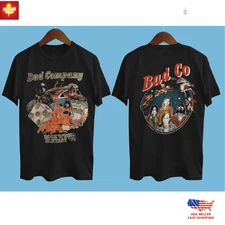 Bad Company Band Short Sleeve Shirt 2 Side Black All Size Unisex Shirt