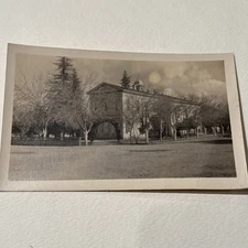 Vintage Rppc Real Photo Postcard Beau Arts Building With Dome