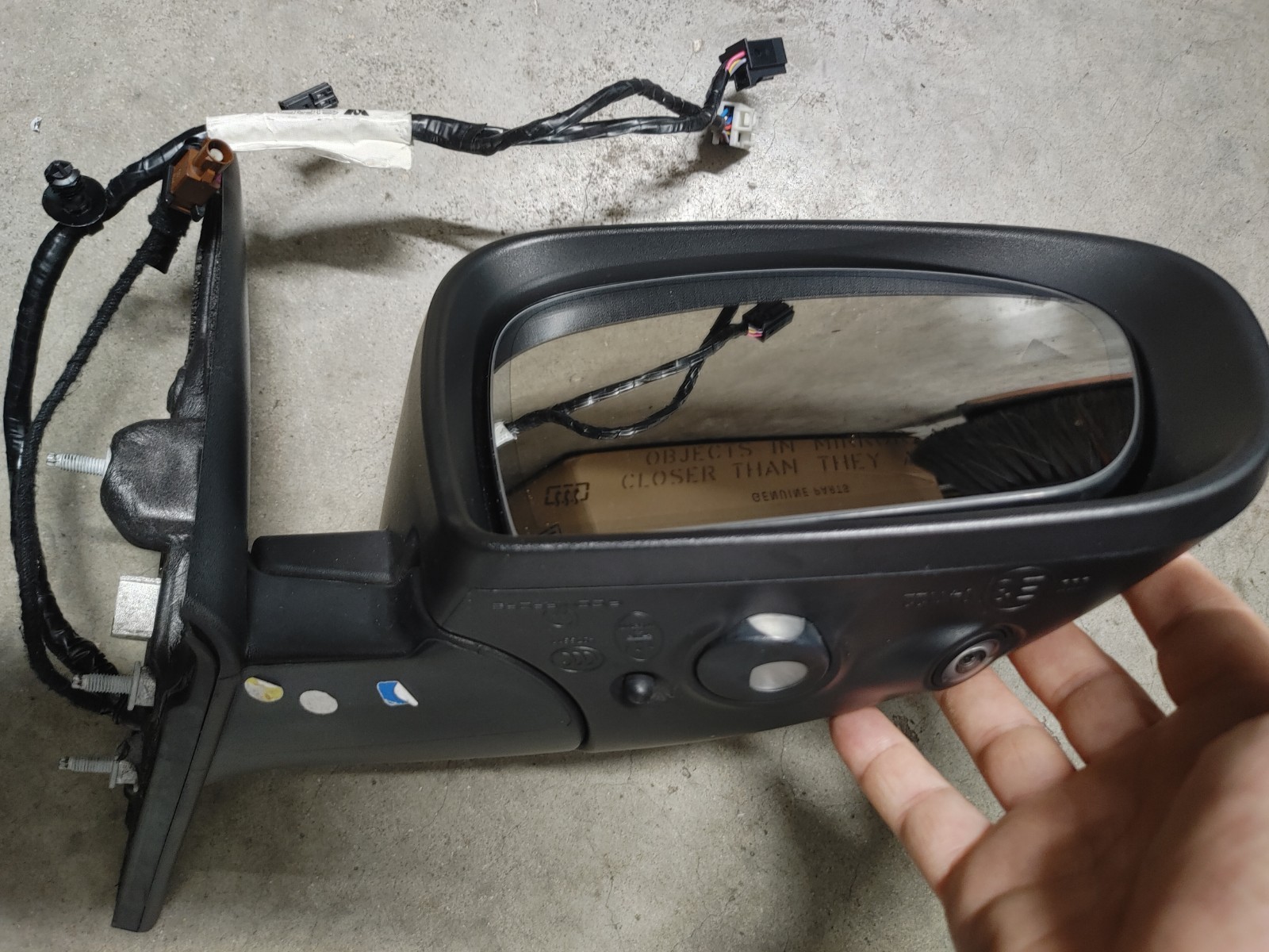 Maserati Ghibli 2015-2019 Right Side Mirror with Out Plastic Cover OEM Used