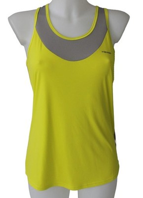 SPORT TANK TOP TRAININGSTOP TENNIS TENNISTOP 814300 TENLEY TOP GELB GRAU Gr. M