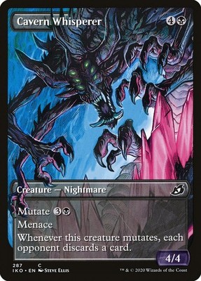 Cavern Whisperer (287) Showcase Ikoria: Lair of Behemoths IKO MTG Magic