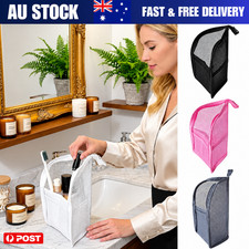 Standing Toiletry Bag, Portable Lightweight Travel Toiletry Bag, EVA Mesh