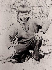 Gay Interest Vintage Photo Affectionate Handsome Young Man Portrait B&W Snapshot