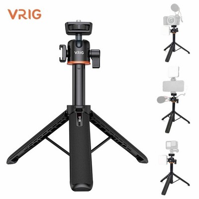 VRIG TP-06 Mini-Tischstativhalterung zum Ausziehen für DSLR-Kameras Smartphones