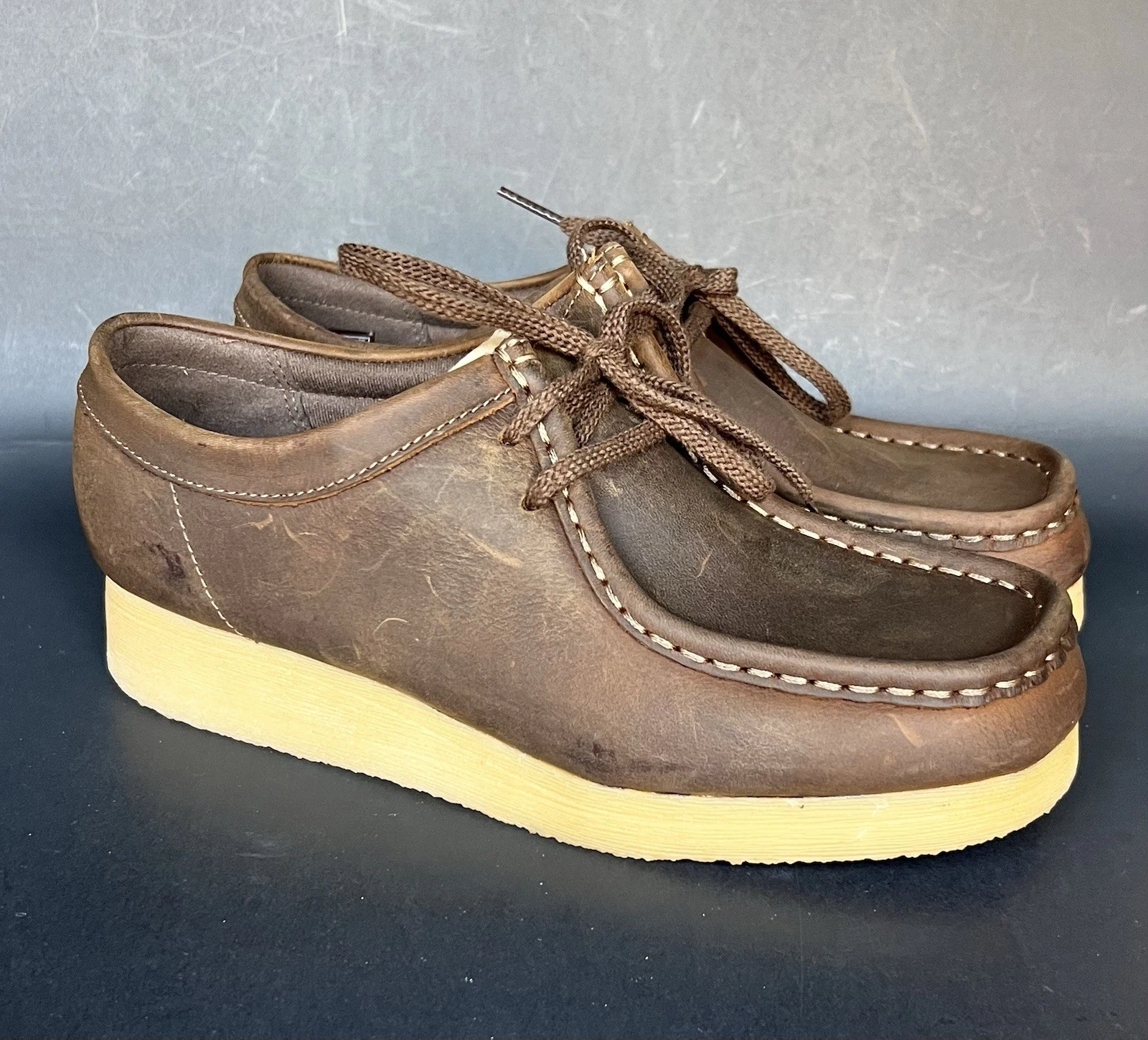 Scarpe Oxford CLARKS da donna Padmora Oxford in pelle marrone taglia 7 US