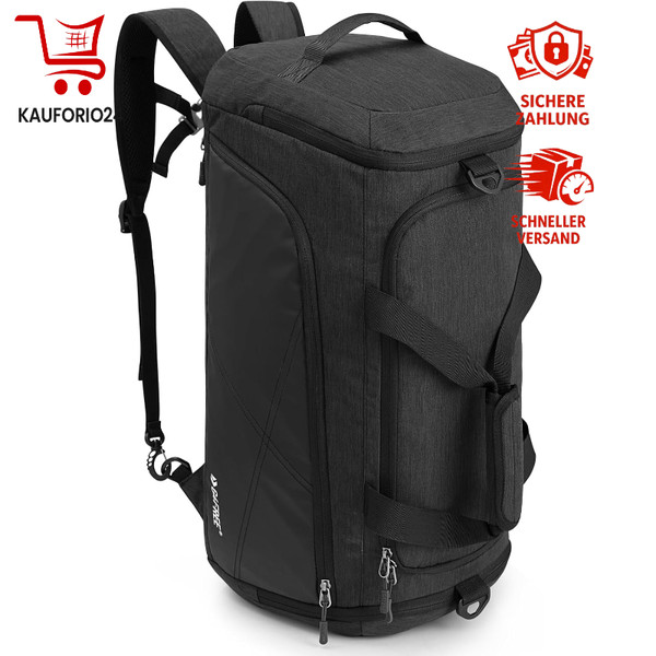 Reiserucksack 45L-60L Sporttasche Mit Nassfach Und Schuhfach FüR Reisen Camping-image