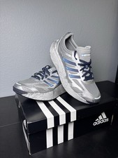 Adidas Adizero Aruku JS0052 Men s 10.5 Silver Blue Running Shoes w/ Box