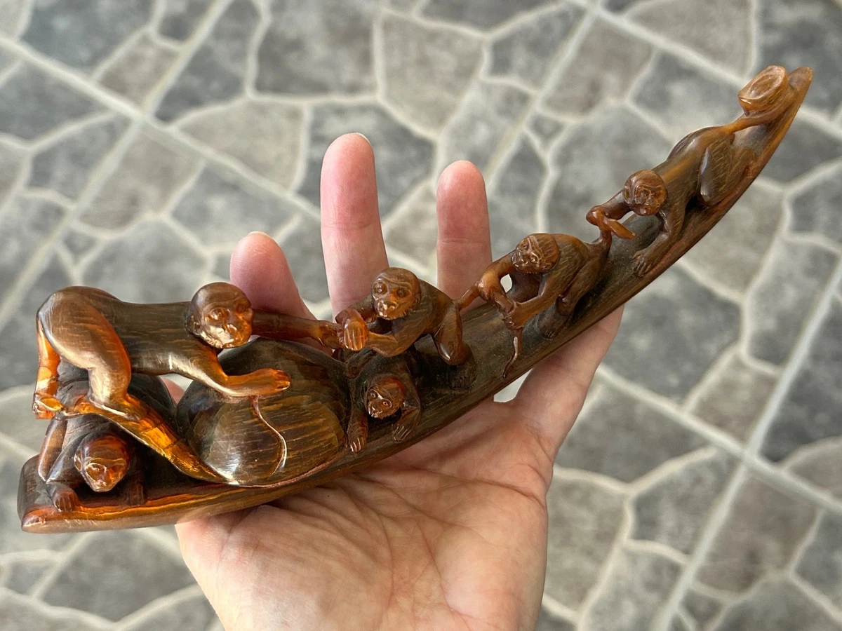 牛角雕刻| eBay