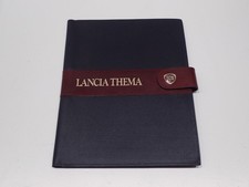 LANCIA THEMA PORTADOCUMENTI IN PELLE + DEPLIANT BROCHURE THEMA TURBO i.e