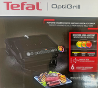 Tefal Optigrill GC705816 Kontaktgrill Elektrogrill 2000W 6 Programme Tischgrill