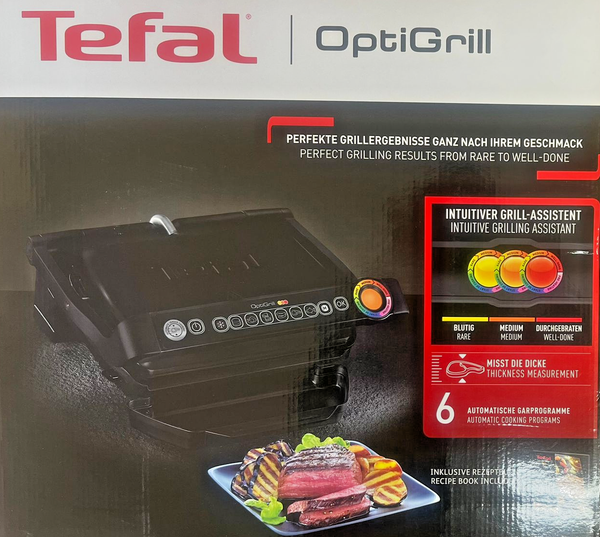 Tefal Optigrill GC705816 Kontaktgrill Elektrogrill 2000W 6 Programme Tischgrill-image