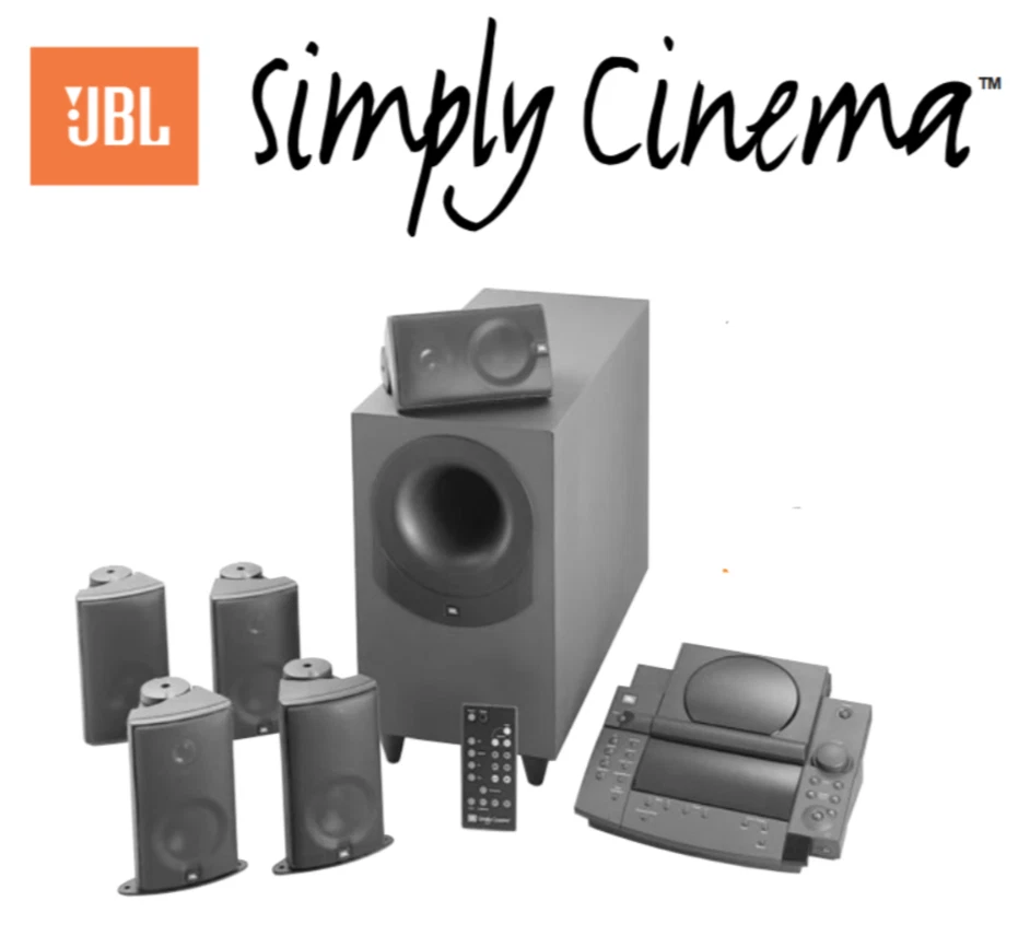 Sistema de cine en casa JBL Simply Cinema ESC550 - ¡Con manual y control remoto súper raro! Foto 2 de 4