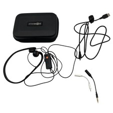 AfterShokz Sportz M2 AS321 Bone Conduction Wired On-Ear Headphones Black 3.5mm