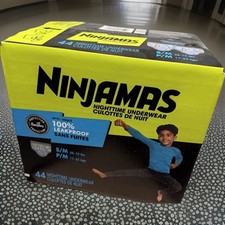 Pampers Ninjamas Nighttime Leakproof Underwear for Boys (Size S/M) - 44 Count 0.40 per diaper