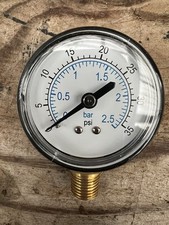 Pool sand filter water Pressure guage