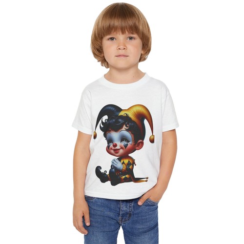 Toddler T Shirt Kids Girl Boys Funny Clown Gift present Cotton Size 2-6T - - Picture 8 of 29