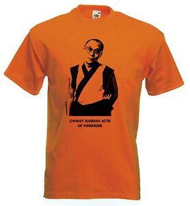 Dalai Lama T Shirt Tibet Buddismo Buddista Tibetano Scelta Di Colori Ebay