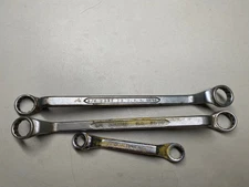 Indestro 914 3/4in x 25/32in Deep Offset 12 Point Double Box End Wrench Lot Of 2