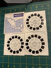 Vintage Sawyer's Mexico 500-A B C Vacationland view-master Reels Booklet 1N