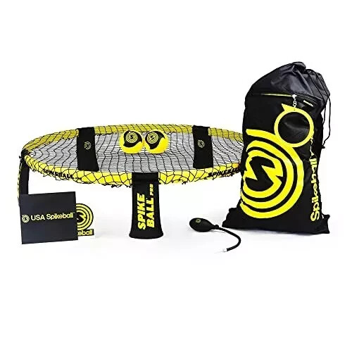 Spikeball Pro Kit,Includes Balls,Pro Net,Backpack,Tournament and Portable Pump