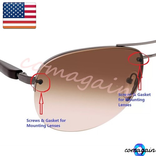 Kits de tornillos de repuesto negros para montar lentes para gafas de sol PRA DA - Imagen 4 de 5