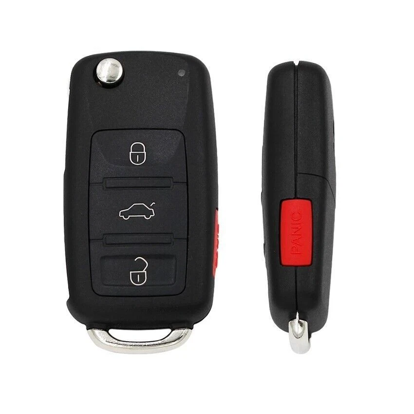 Folding Remote PROXIMITY key Fob 3+1Button 315Mhz ID46 for VW Volkswagen Touareg Foto 4 de 4