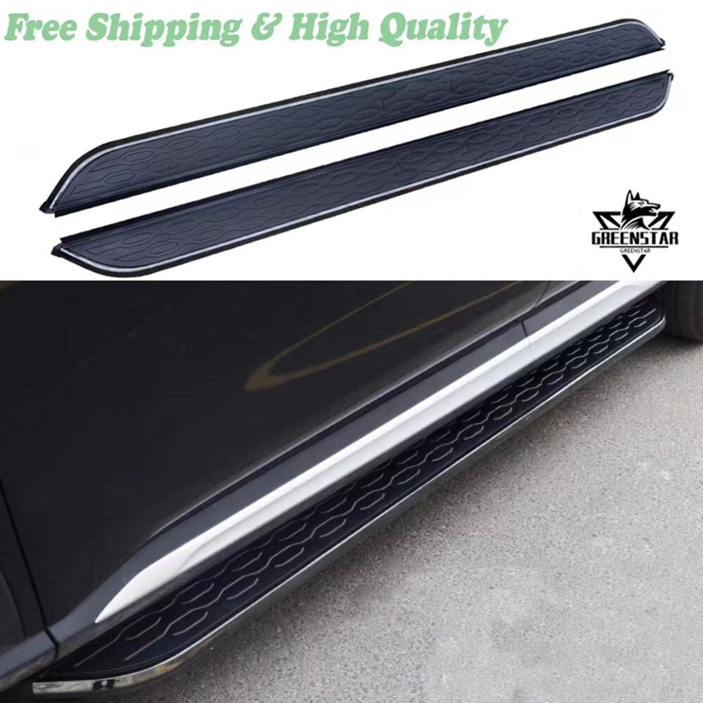 2-Piece Running Boards For Honda Ridgeline 2017-2025 - Aluminum Side Steps With 500lb Capacity