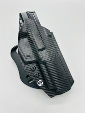 FN 509 Compact - Black Carbon Fiber Kydex OWB Holster w/ Paddle Clip USA Made