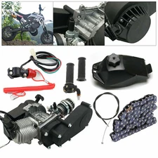 Engine Motor Kit Pull Start For Pocket Mini Quad Bike ATV Scooter 49CC 2-Stroke