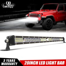 1020304050inch Led Work Light Bar Spot Flood Combo For Jeep Offroad Driving