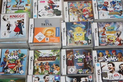 NINTENDO DS-SPIELE-AUSWAHL-MARIO-SONIC-SPONGEBOB-FIFA-AVATAR-SIMS-SCHREK-ANIMAL
