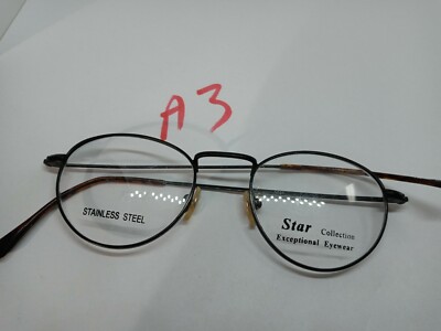 AUTHENTIC STAR COLLECTION EXCEPTIONAL s031 EYEWEAR FRAME DEMI Black
