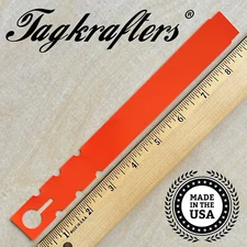 Wrap Around Plastic Nursery Garden Tree Labels Plant Tags ORANGE 9"x1"