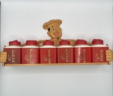 Vintage Spice Rack Circa 1950’s Jolly Chef Dapol Plastics Inc RARE
