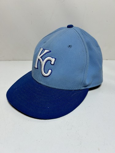 Casquette New Era 59Fifty Kansas City Royals - Bleu, Taille 7 1/4 - Occasion TB