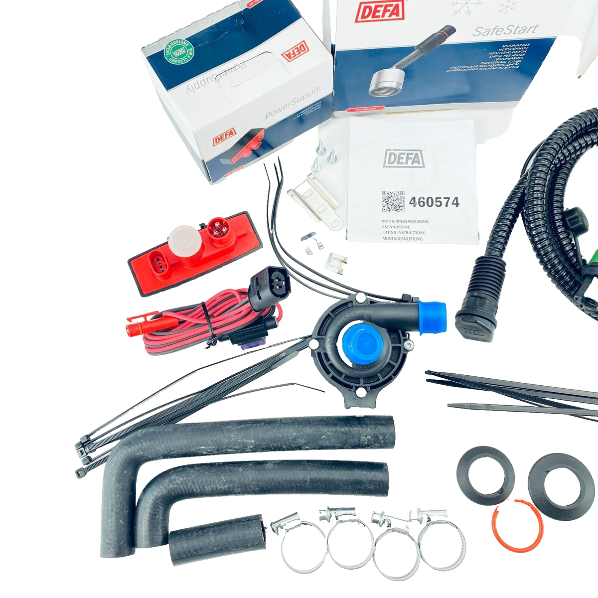 Engine Heater Set DEFA 411701 + 460574 for JEEP GRAND CHEROKEE 3.0