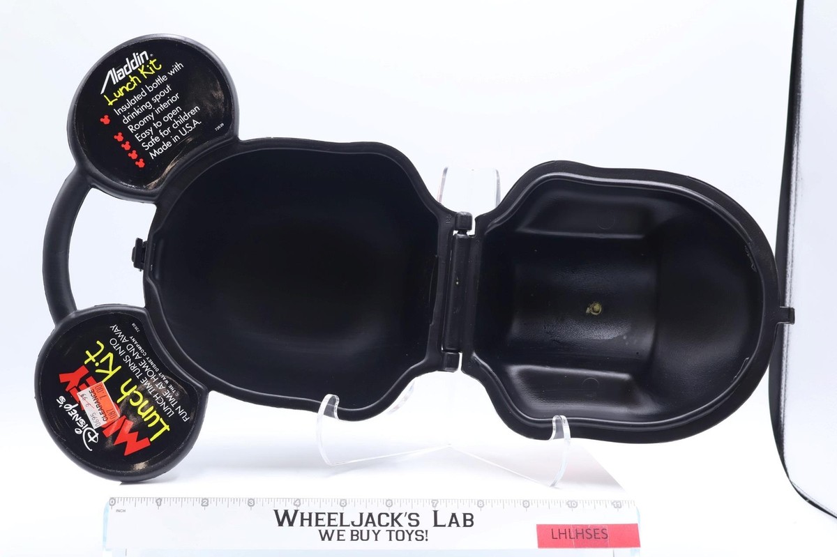 Mickey Mouse Head Lunch Kit W/ Thermos Disney Aladdin Ind. NEW | eBay