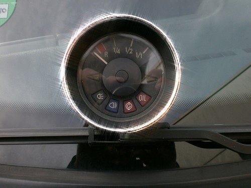 311 919 033 D Kombi-Instrument VW 1600 Typ3 schwarz aus 10/1971