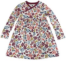 Tea Collection Girls Andean Wrap Neck Long Sleeve Dress - Size 7 EUC