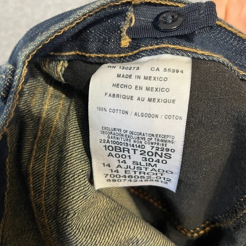 Wrangler Boys Jeans 14 Slim Blue Retro Relaxed Bootcut Western Rodeo Denim - Picture 9 of 10