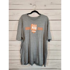 Whataburger Men's Short Sleeve Crewneck Gray T-Shirt Size 2X